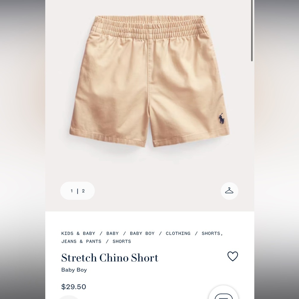 Stretch Chino Short